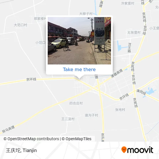 王庆坨 map