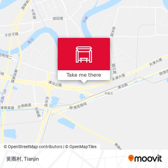 黄圈村 map
