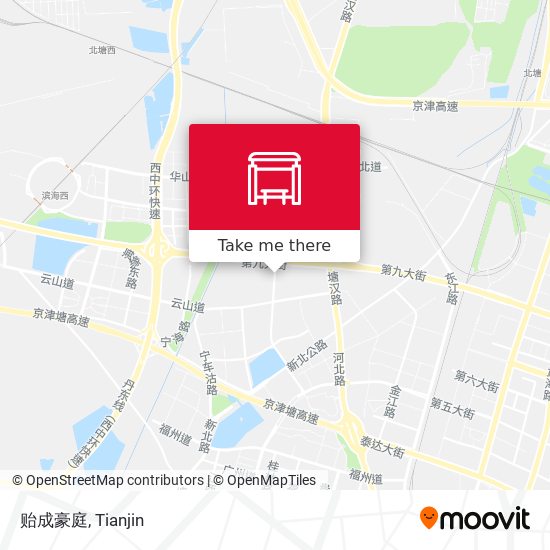 贻成豪庭 map
