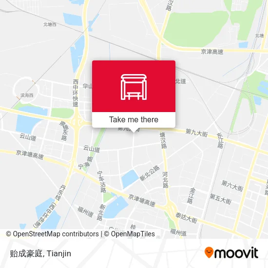 贻成豪庭 map