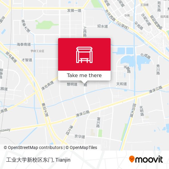 工业大学新校区东门 map