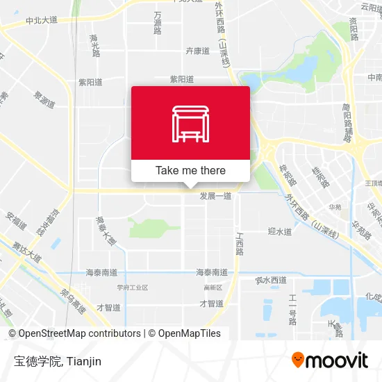 宝德学院 map
