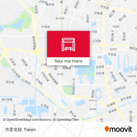 市委党校 map