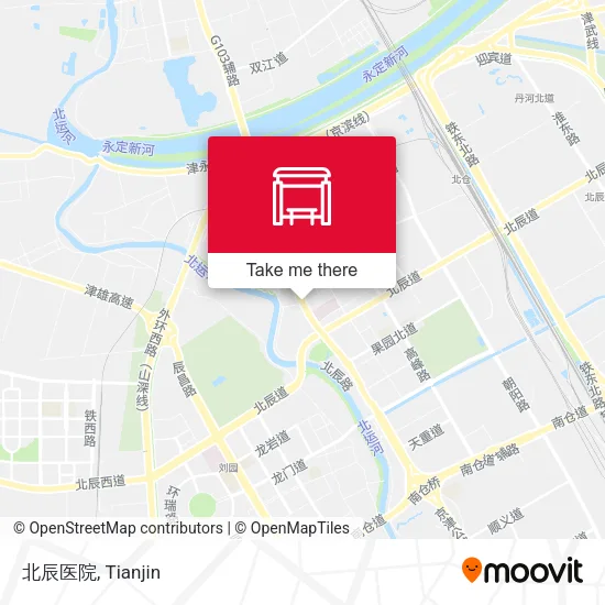 北辰医院 map