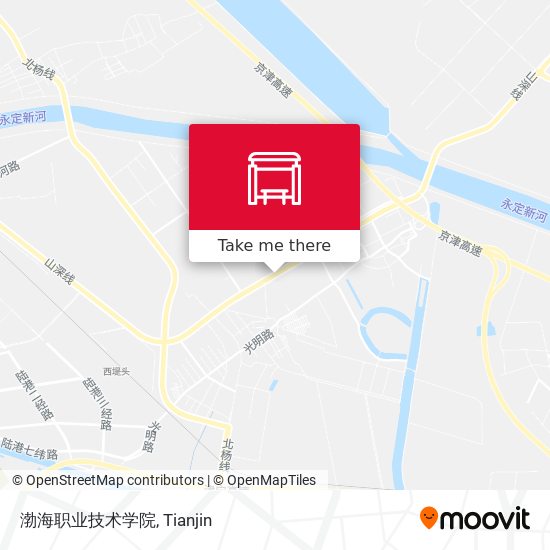 渤海职业技术学院 map