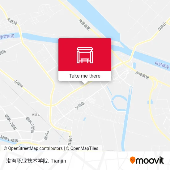 渤海职业技术学院 map