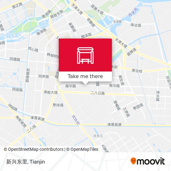 新兴东里 map