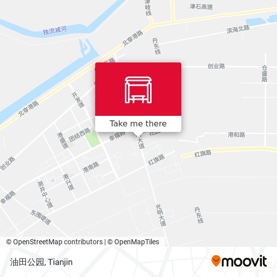 油田公园 map