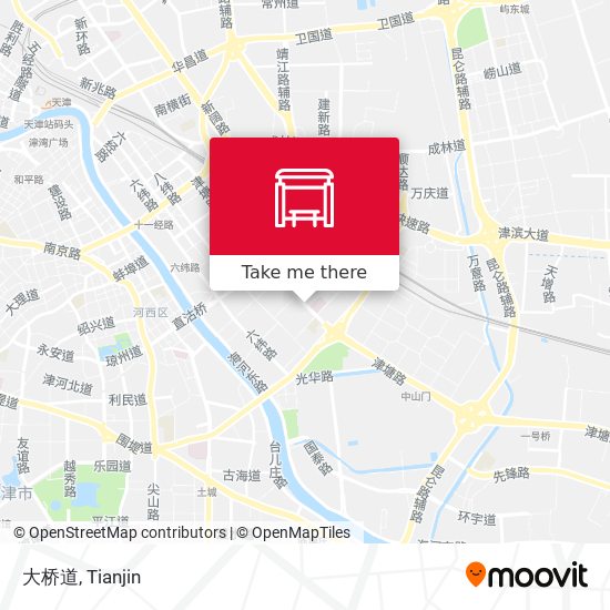 大桥道 map