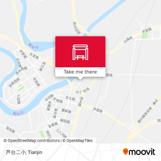 芦台二小 map