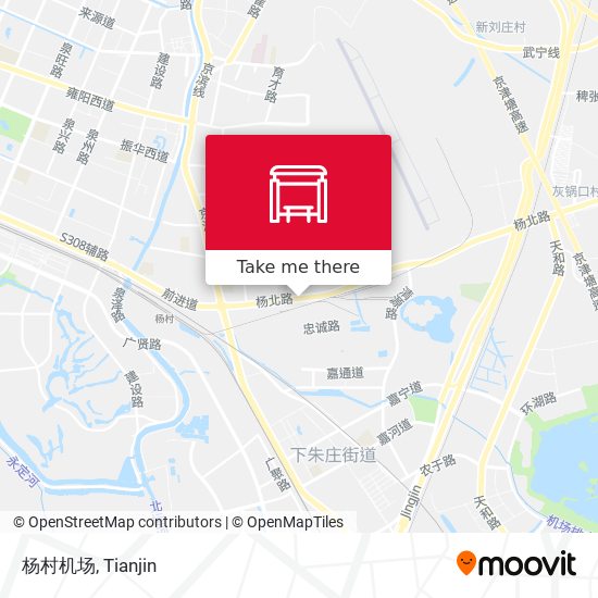 杨村机场 map