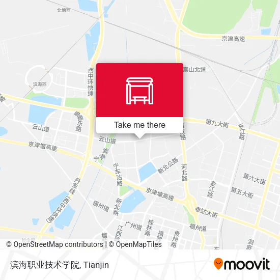 滨海职业技术学院 map