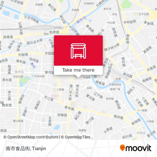 南市食品街 map