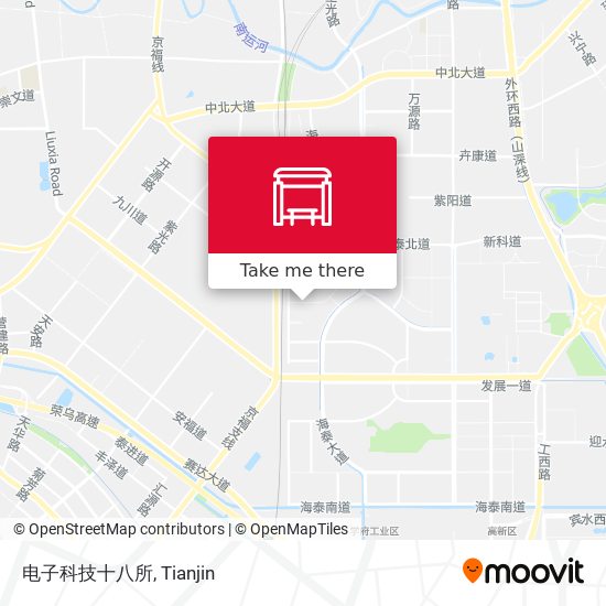 电子科技十八所 map