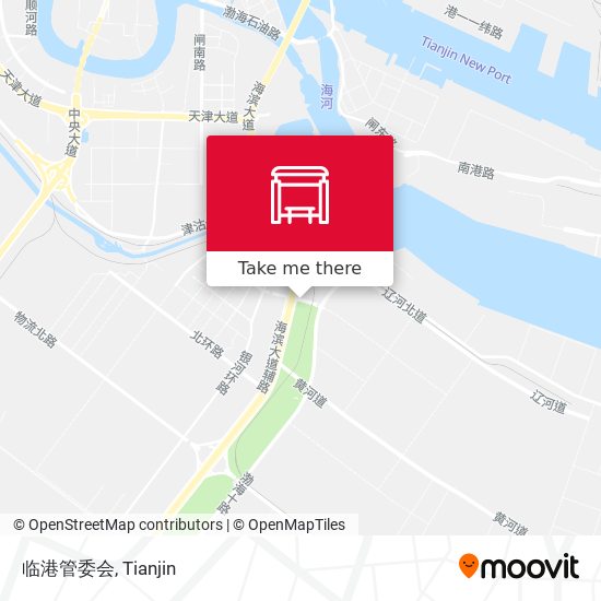 临港管委会 map