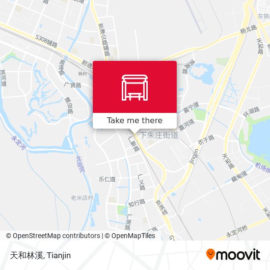 天和林溪 map