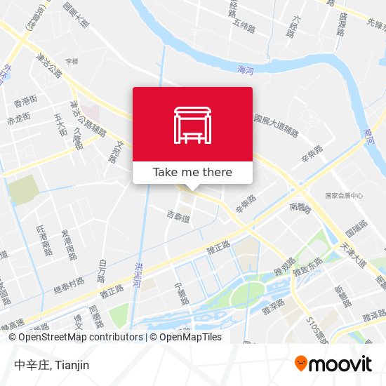 中辛庄 map