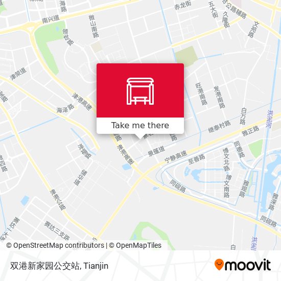 双港新家园公交站 map
