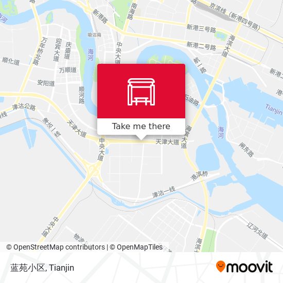 蓝苑小区 map