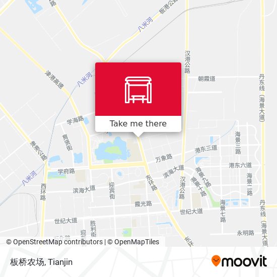 板桥农场 map
