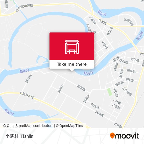 小薄村 map