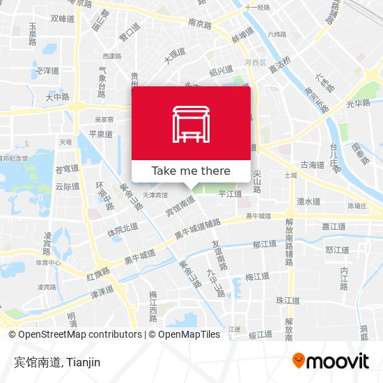 宾馆南道 map