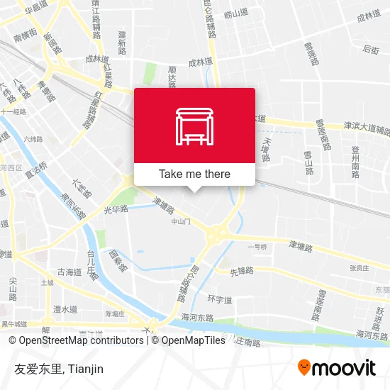 友爱东里 map