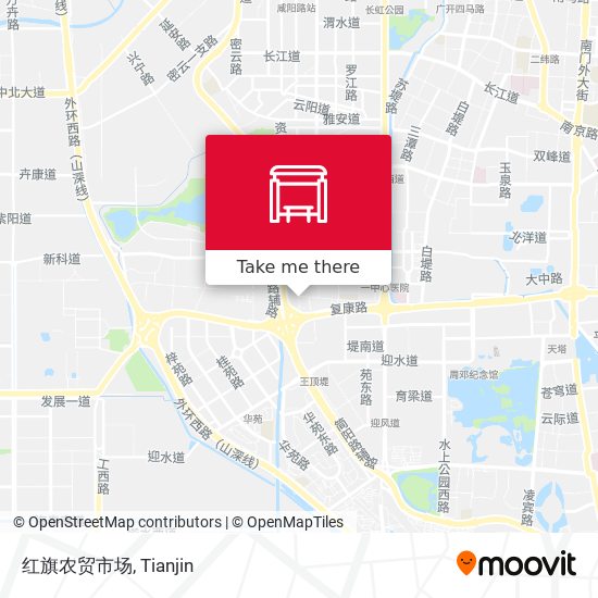 红旗农贸市场 map