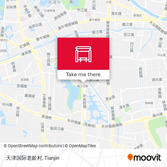 天津国际老龄村 map