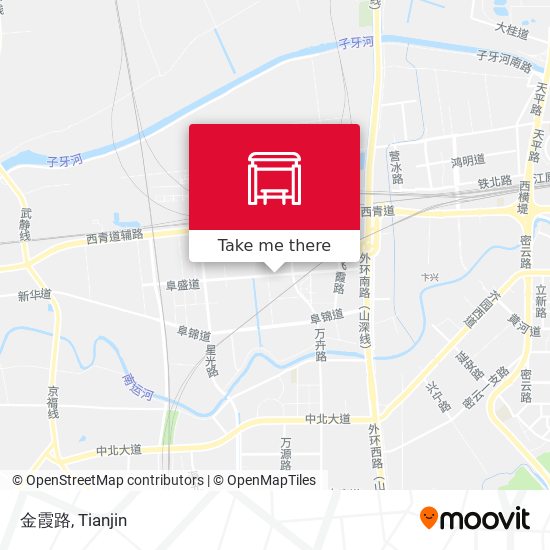 金霞路 map