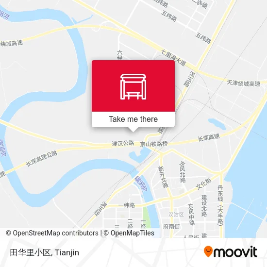 田华里小区 map
