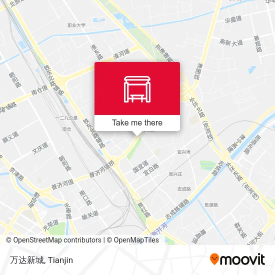 万达新城 map
