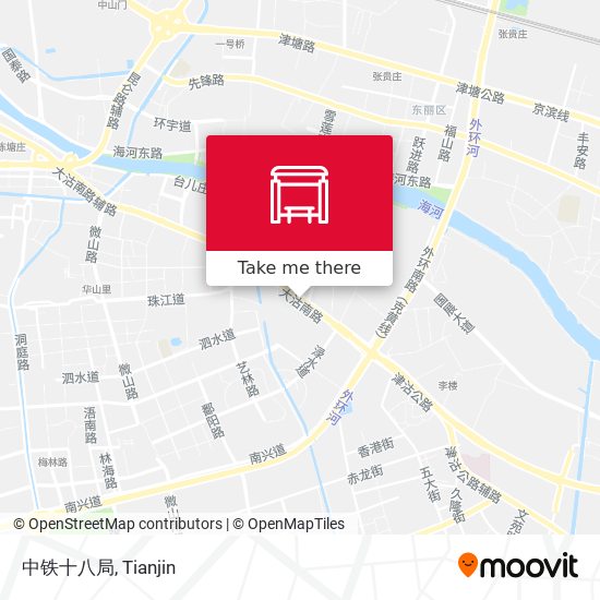 中铁十八局 map
