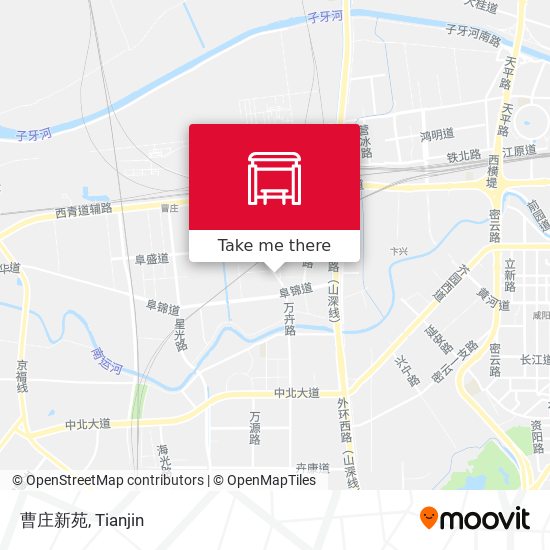 曹庄新苑 map