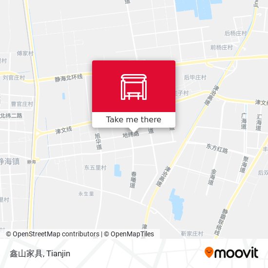鑫山家具 map