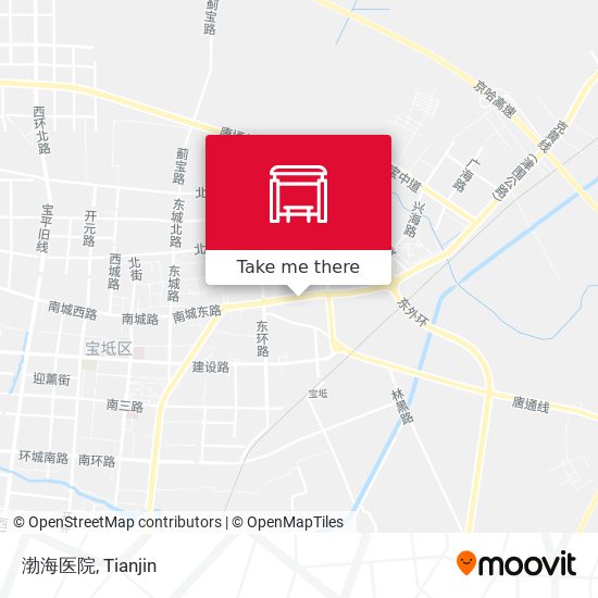 渤海医院 map