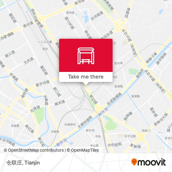 仓联庄 map