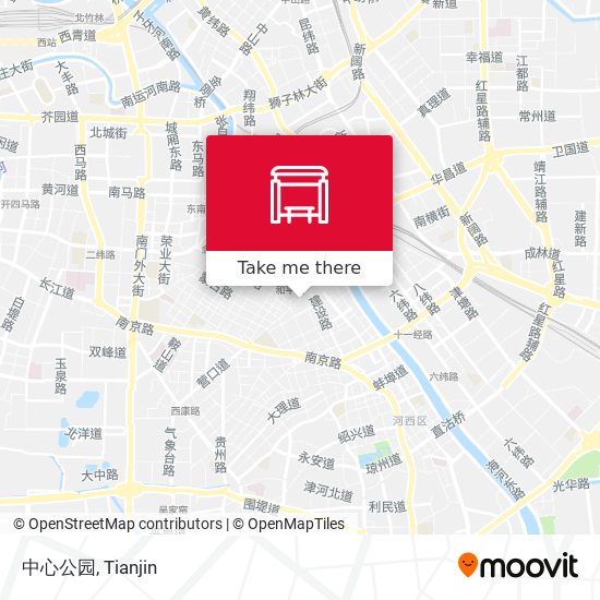中心公园 map