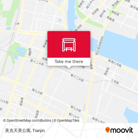 美克天美公寓 map