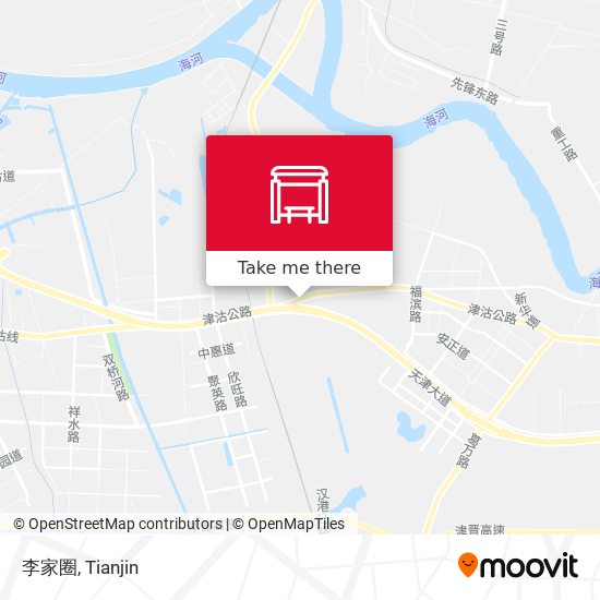 李家圈 map
