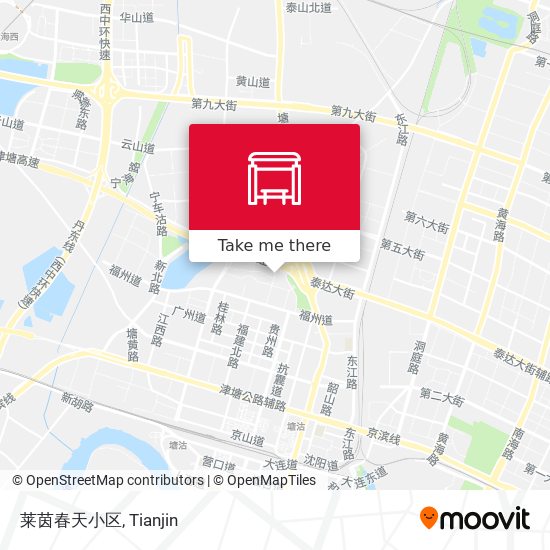 莱茵春天小区 map