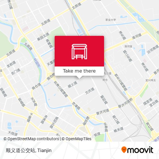顺义道公交站 map