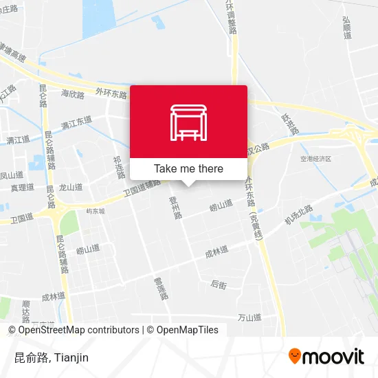 昆俞路 map