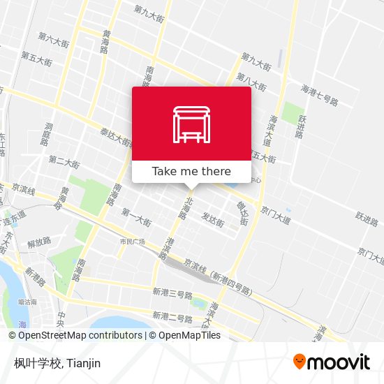 枫叶学校 map