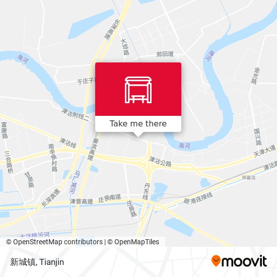 新城镇 map