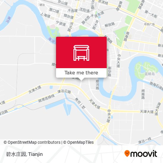 碧水庄园 map