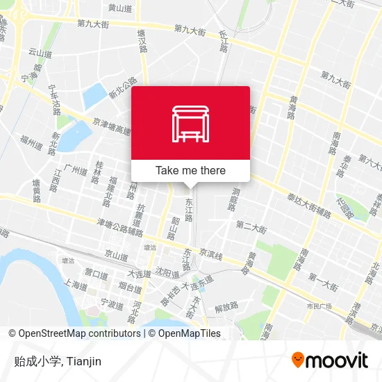 贻成小学 map