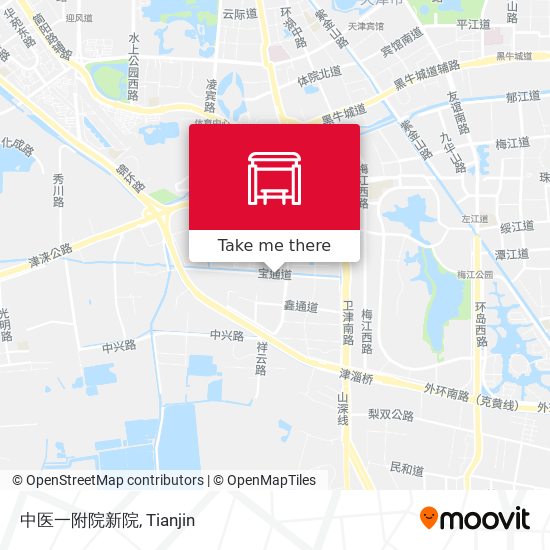 中医一附院新院 map