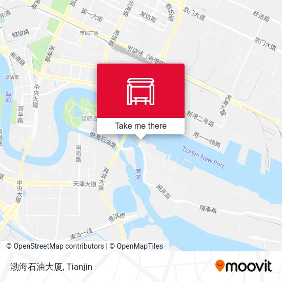 渤海石油大厦 map