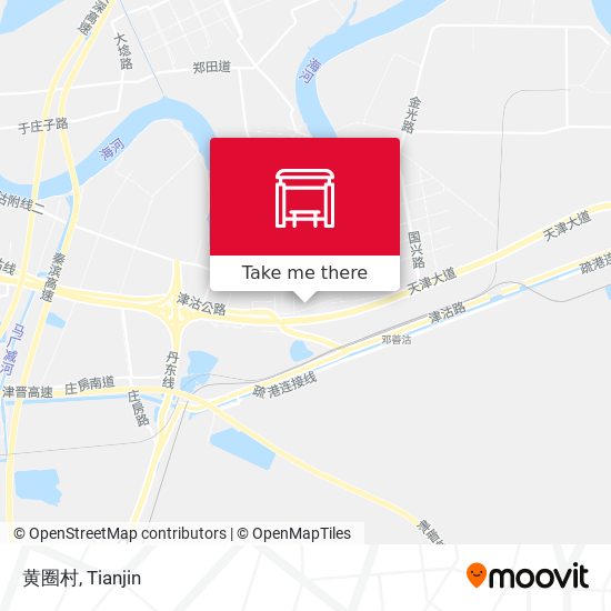 黄圈村 map